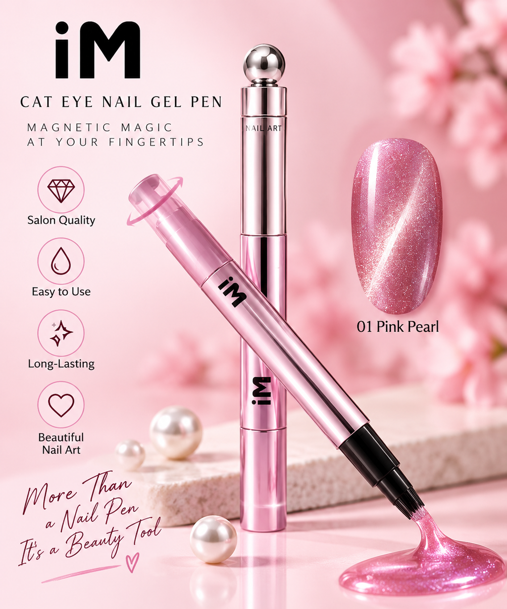 Nail Art Pen With A No-makeup Looklaid-back Cat-eye Gel Pen