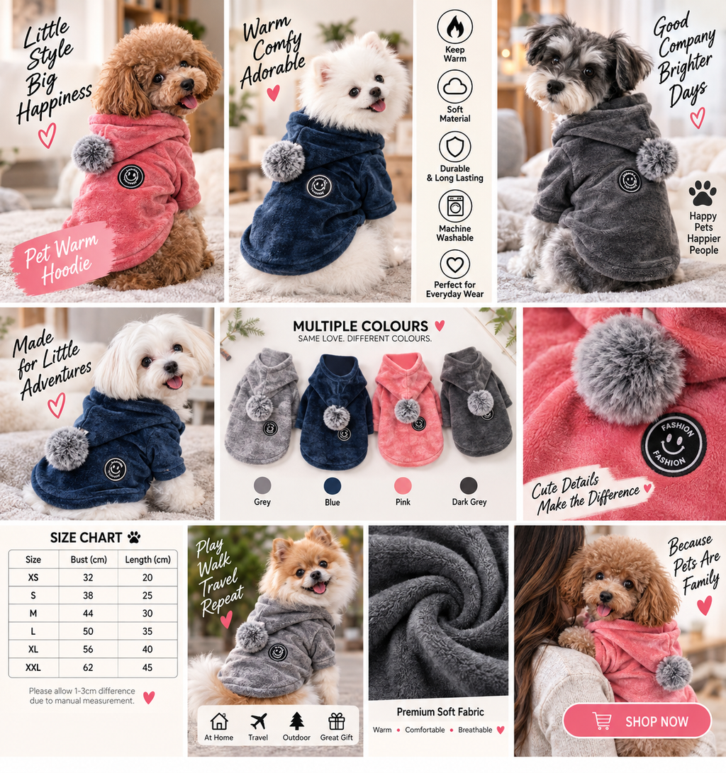 Pet Warm Hoodie