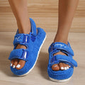 Casual Thick Bottom Women Sandals Green/Orange/Black/Blue